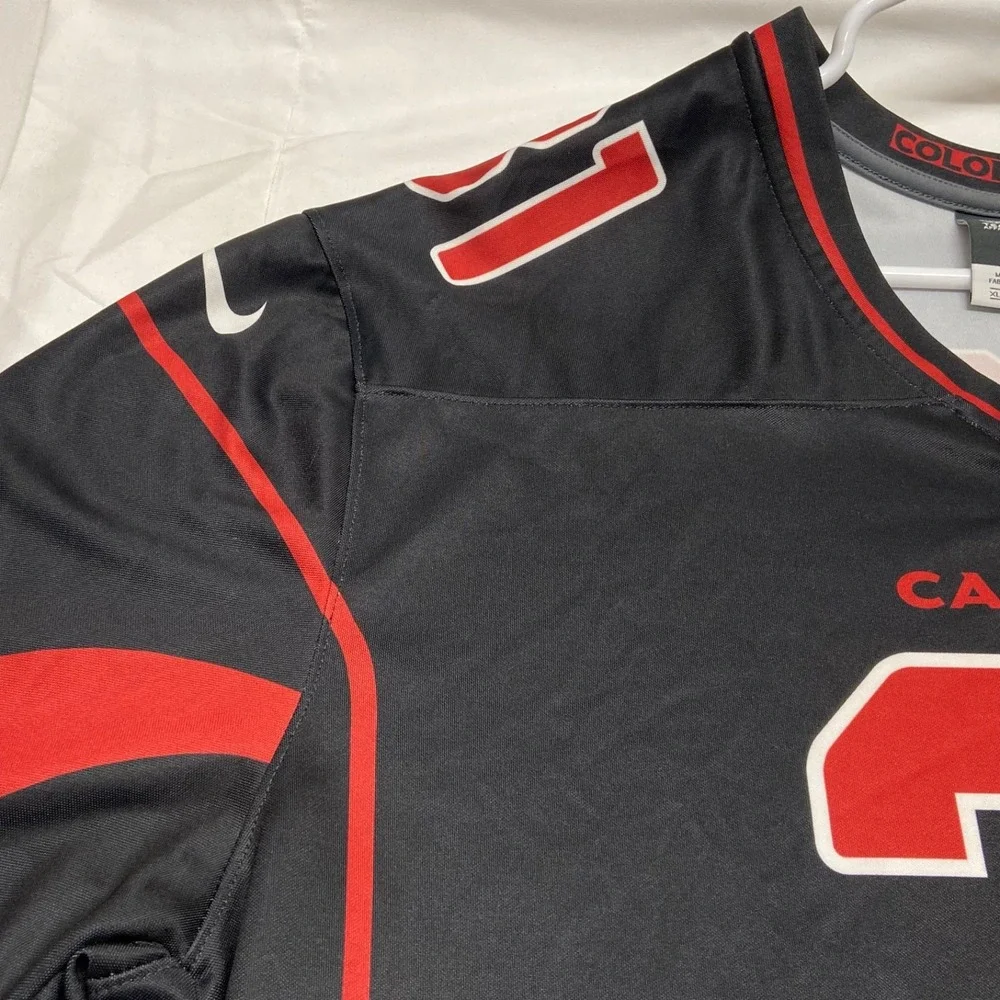 David Johnson 31 Arizona Cardinals NFL Jersey Men's XL Black Nike Color Rush GUC
